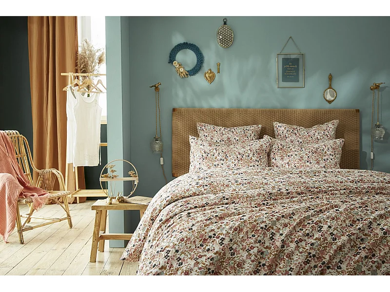 Housse de Couette 260 x 240 cm CAPUCINE Pampa