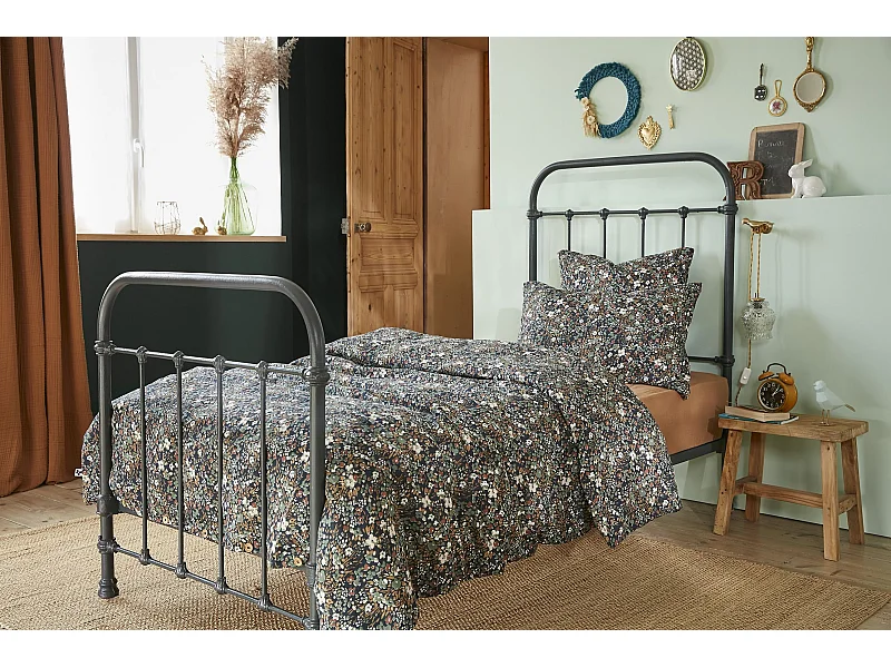 Housse de Couette 140 x 200 cm CAPUCINE Minuit