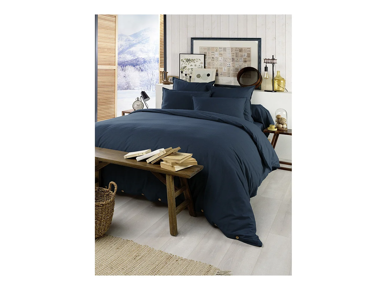 Housse de Couette 260 x 240 cm CANDICE Nuit
