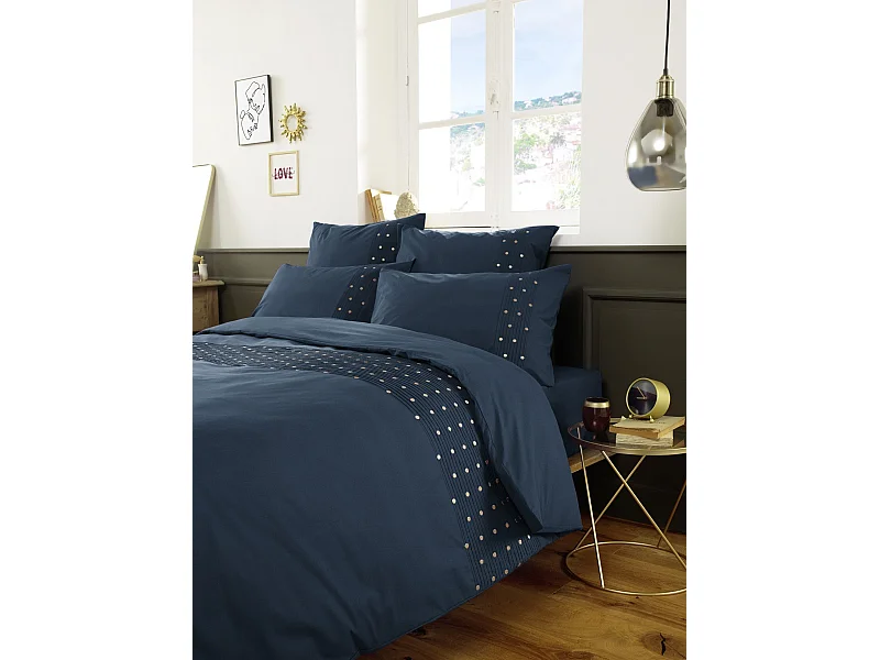 Housse de Couette 200 x 200 cm AGATHE Mûre