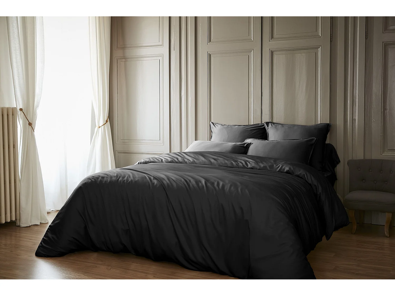 Housse de Couette 240 x 220 cm SALOMÉ Truffe