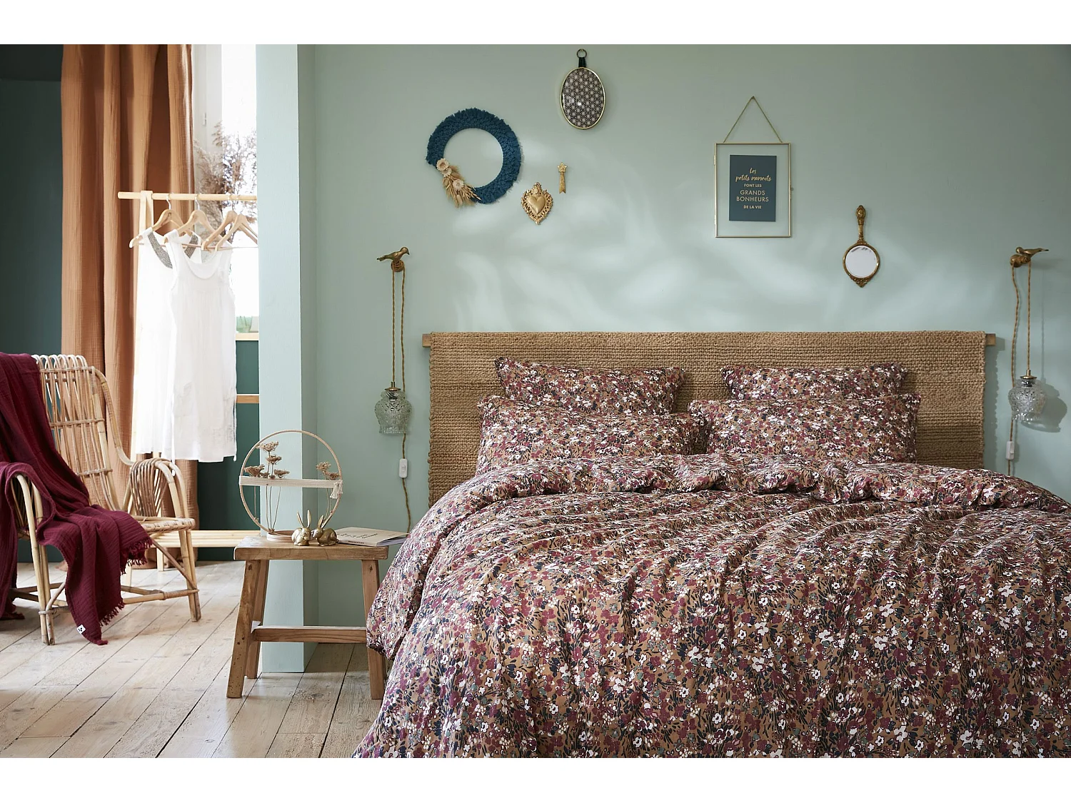 Housse de Couette 200 x 200 cm CAPUCINE Camel