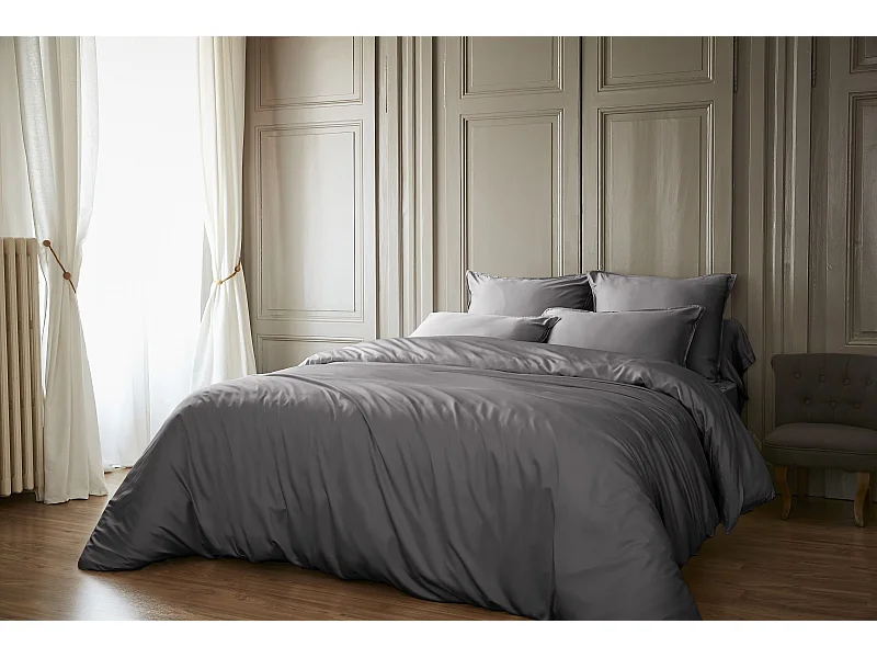 Housse de Couette 260 x 240 cm SALOMÉ Granit