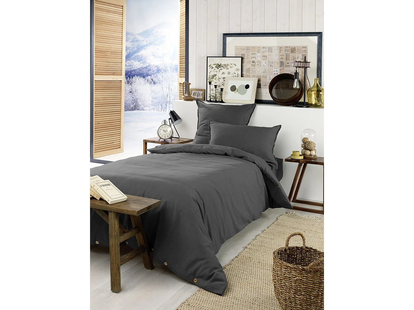 Housse de Couette 140 x 200 cm CANDICE Orage