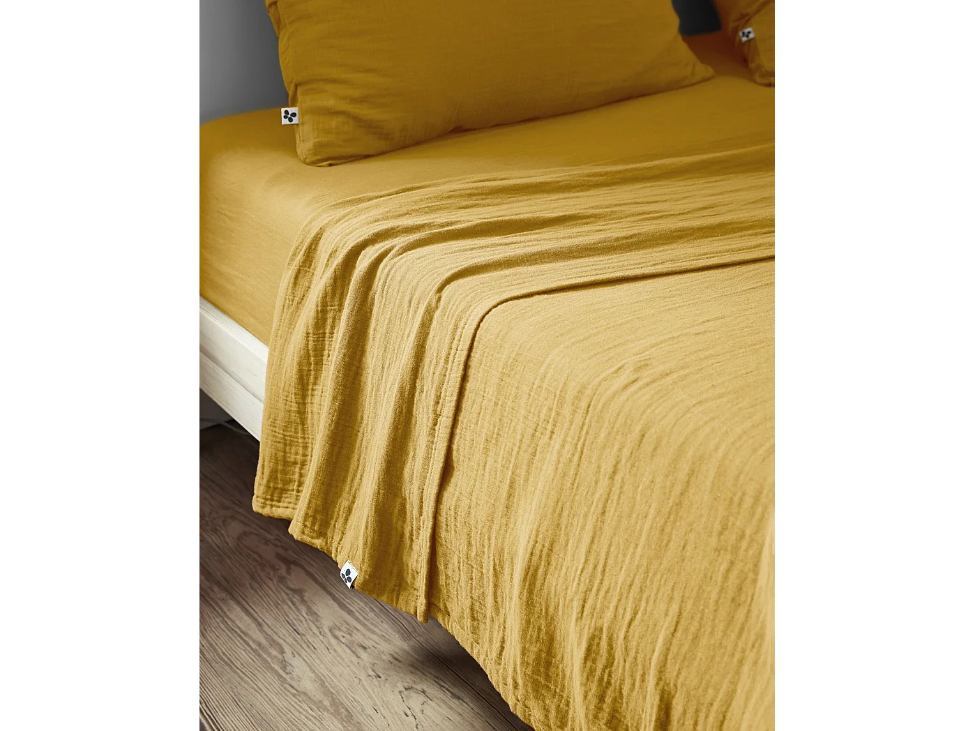 Drap plat 240 x 300 cm GAÏA Safran