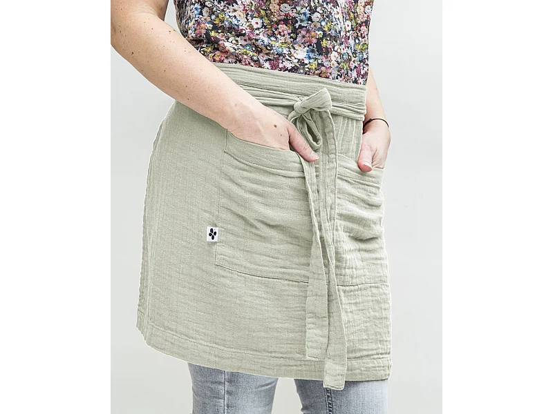 Tablier 45 x 80 cm GAÏA Vert d'eau