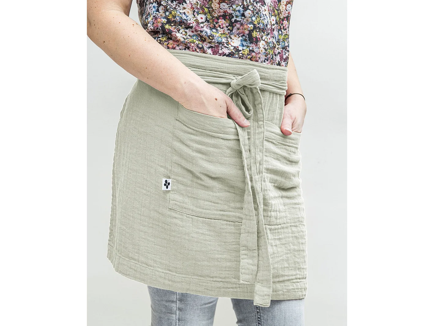 Tablier 45 x 80 cm GAÏA Vert d'eau