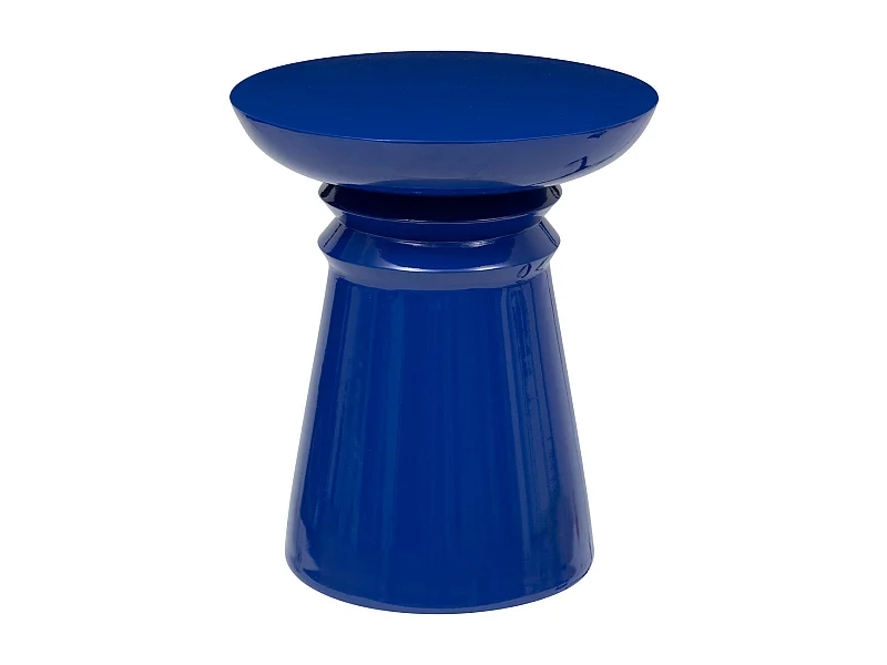 Table d'Appoint Totem "Jaya" 43cm Bleu Indigo