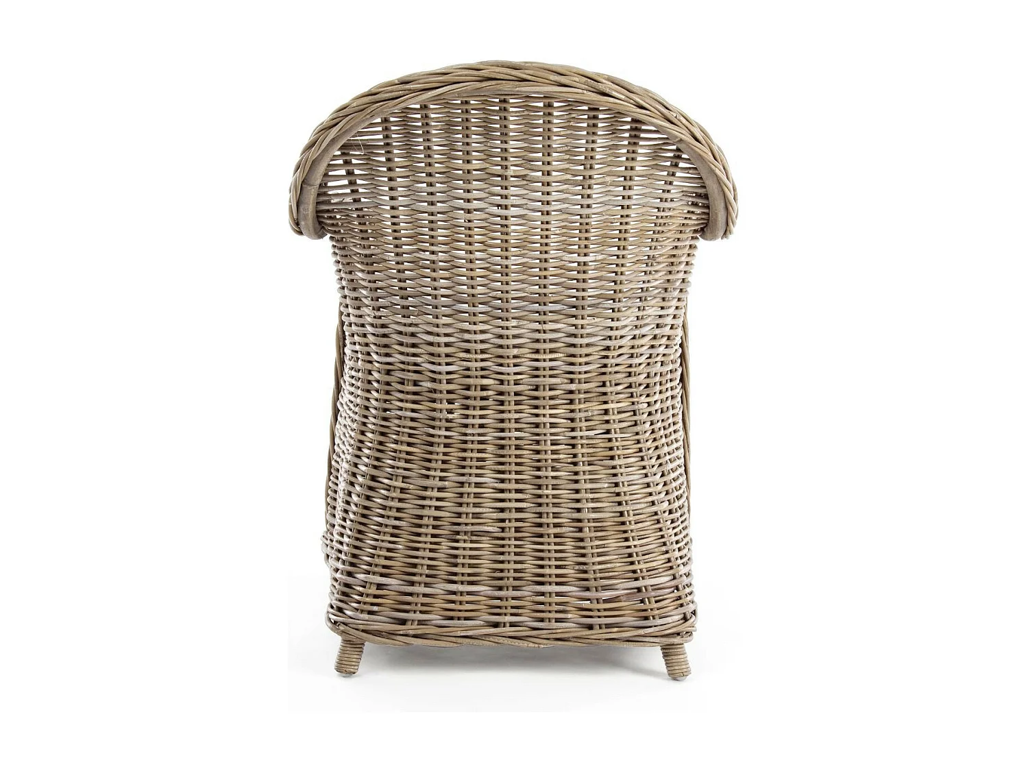 Fauteuil en rotin naturel et coussin en coton - SAINT TROPEZ