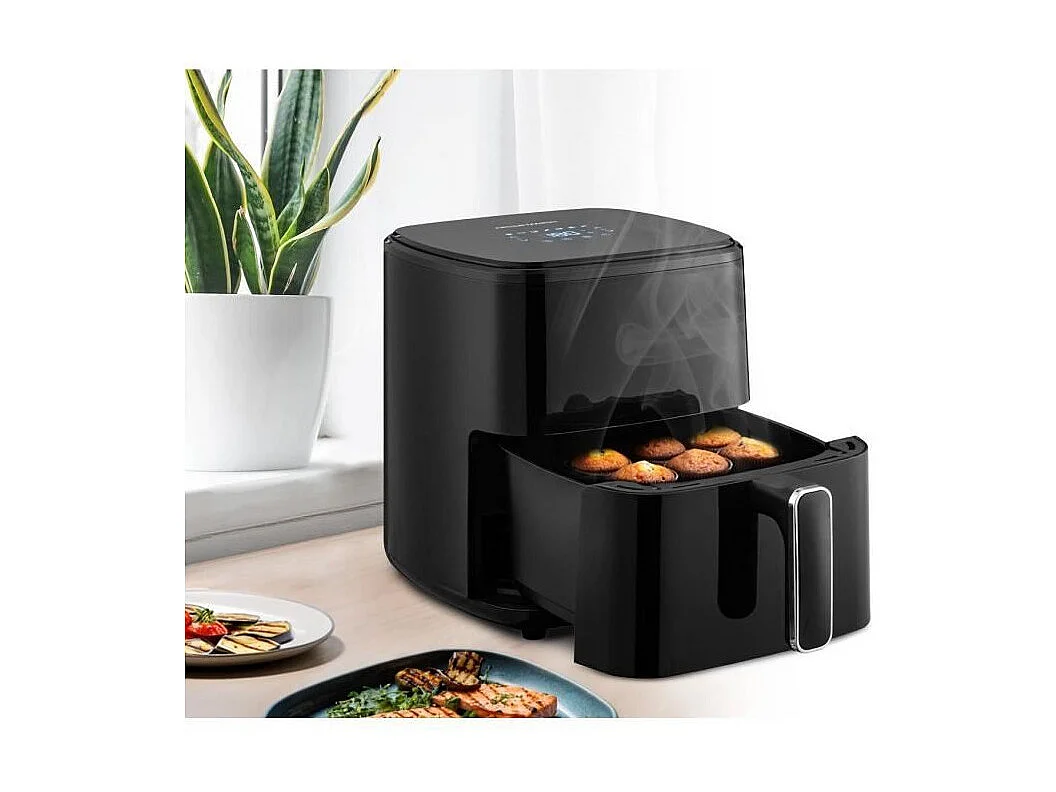 Frytownica bez oleju Arthur Martin AMPAF5 - Airfryer 5 L 1400 W Czarny Ekran dotykowy 7 ustawień wstępnych