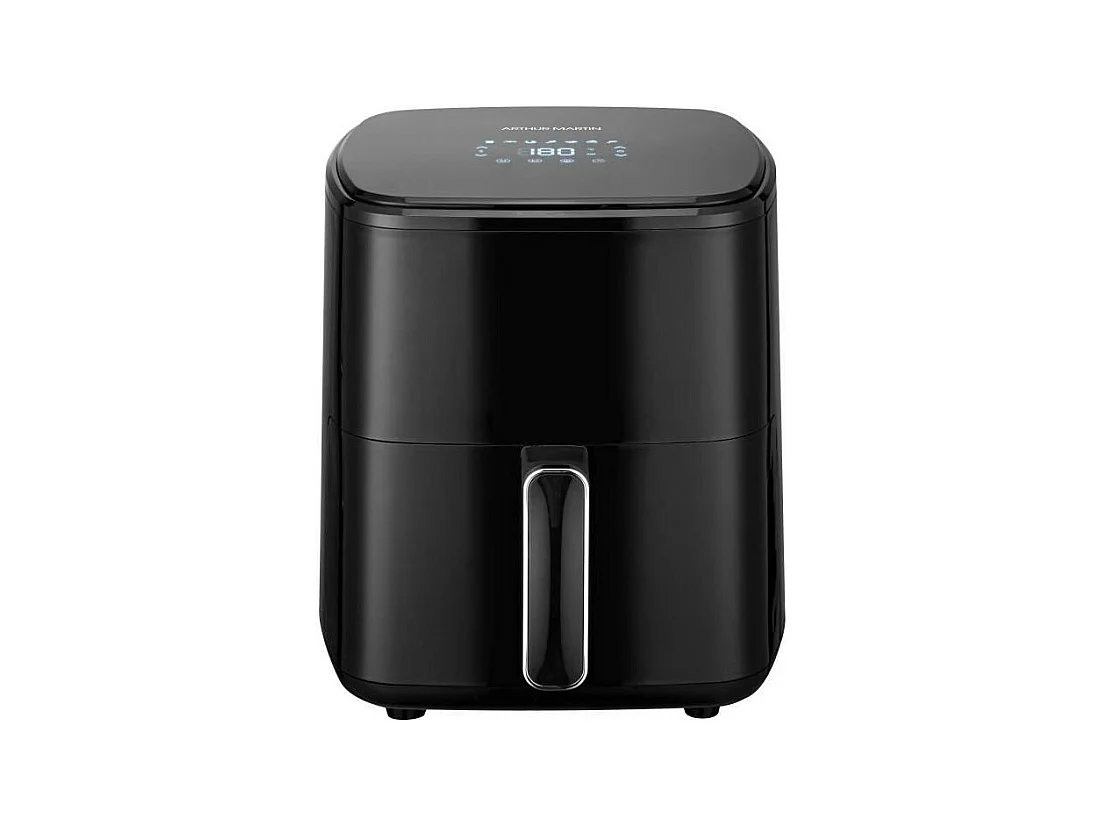 Friteuse sans huile – ARTHUR MARTIN - Airfryer 5 L- 1400 W - Ecran tactile - 7 pré-réglages de cuisson - Noir