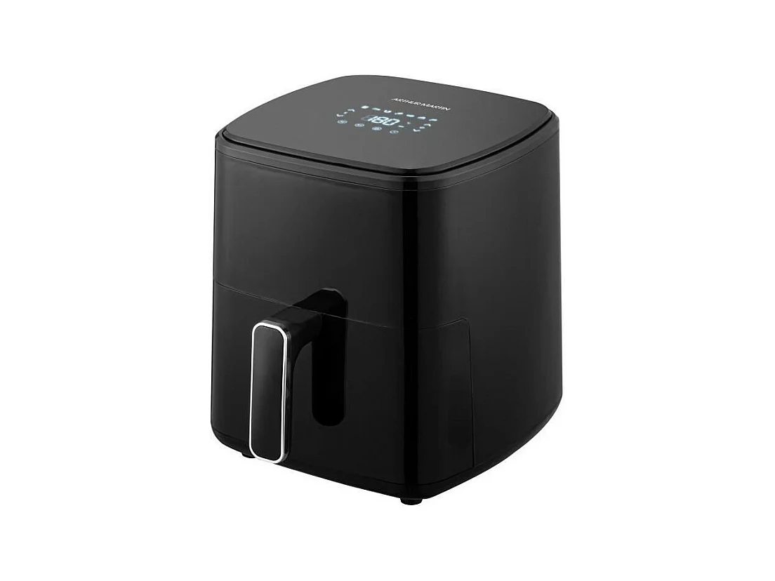 Friteuse sans huile – ARTHUR MARTIN - Airfryer 5 L- 1400 W - Ecran tactile - 7 pré-réglages de cuisson - Noir