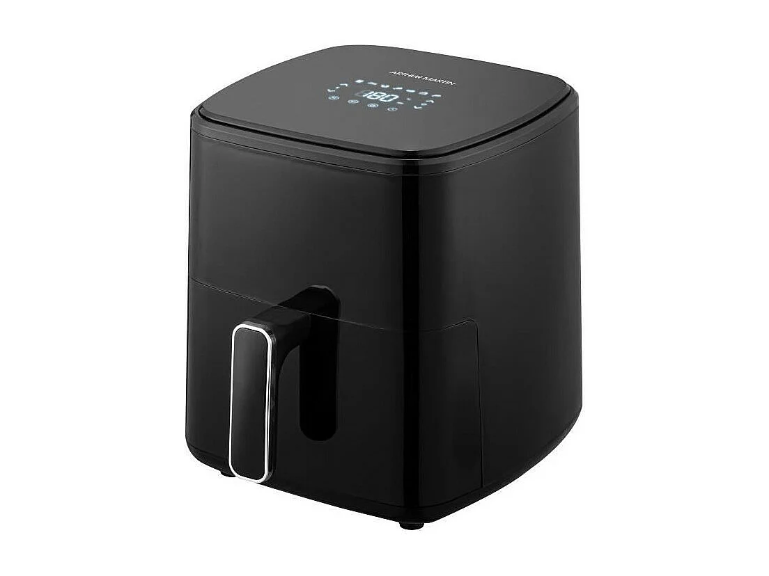 Friteuse sans huile – ARTHUR MARTIN - Airfryer 5 L- 1400 W - Ecran tactile - 7 pré-réglages de cuisson - Noir