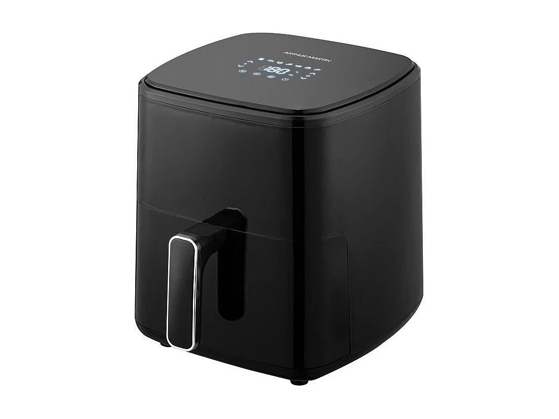 Friteuse sans huile – ARTHUR MARTIN - Airfryer 5 L- 1400 W - Ecran tactile - 7 pré-réglages de cuisson - Noir