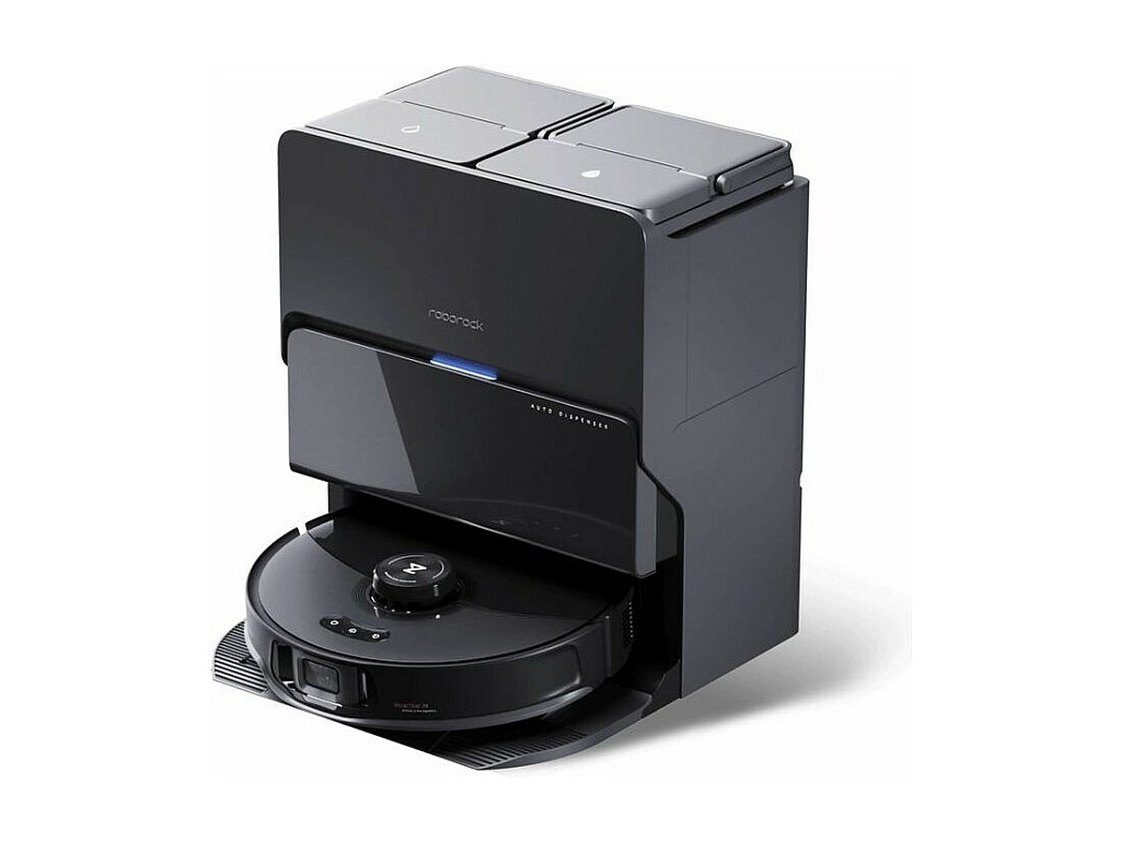 AspiradorRobotRoborockS8MaxVUltraPreto-LimpezaAutomática,MapeamentodoQuarto,ControloporVoz-10.000Pa