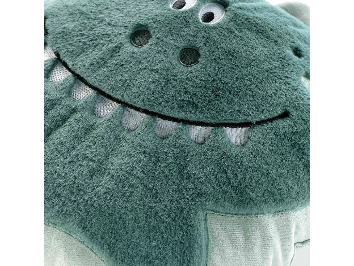 Coussin Déco Rond Enfant "Dina" 40cm Vert