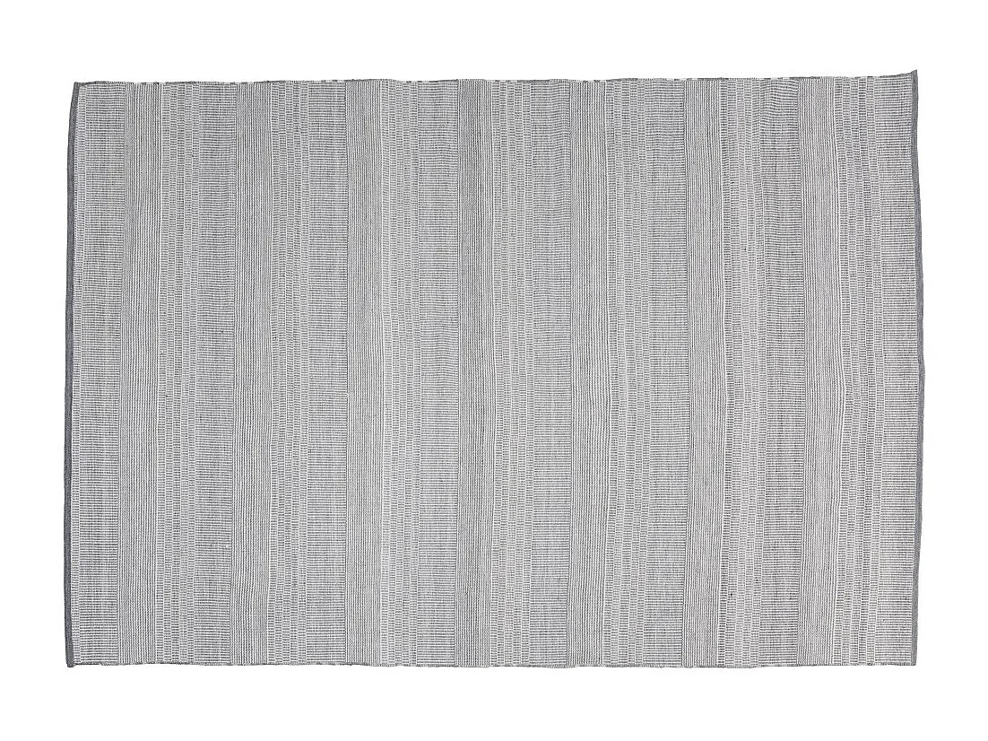 QUENTIN - Tapis d'extérieur rectangulaire 160x230cm gris/blanc