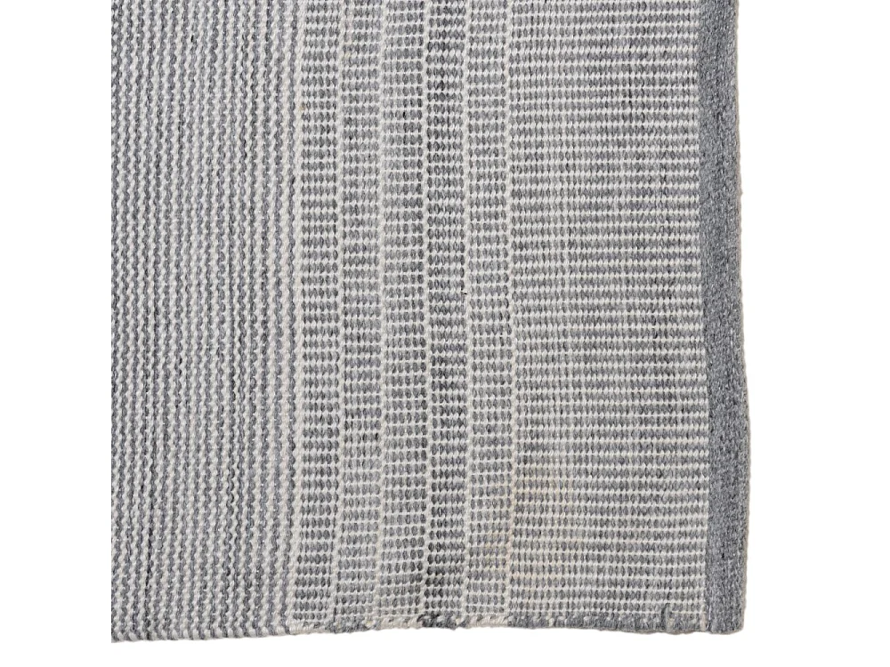 QUENTIN - Tapis d'extérieur rectangulaire 160x230cm gris/blanc