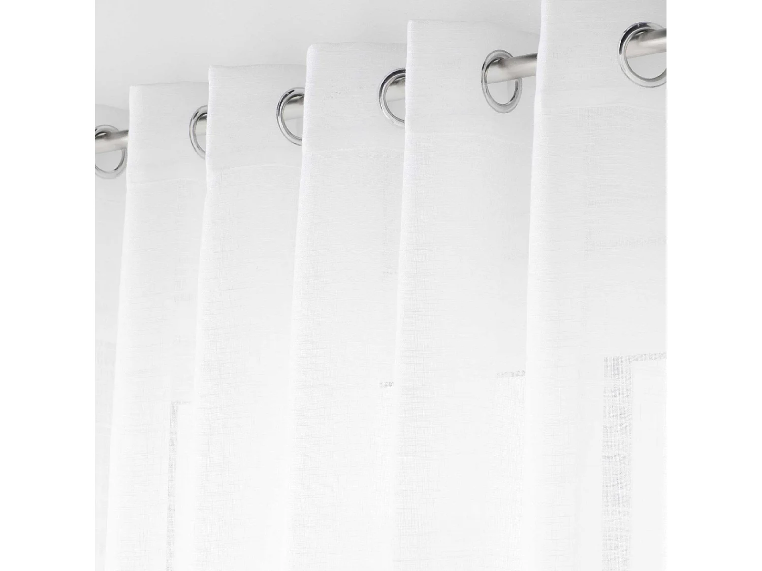 Rideau Voilage "Haltona" 400x240cm Blanc