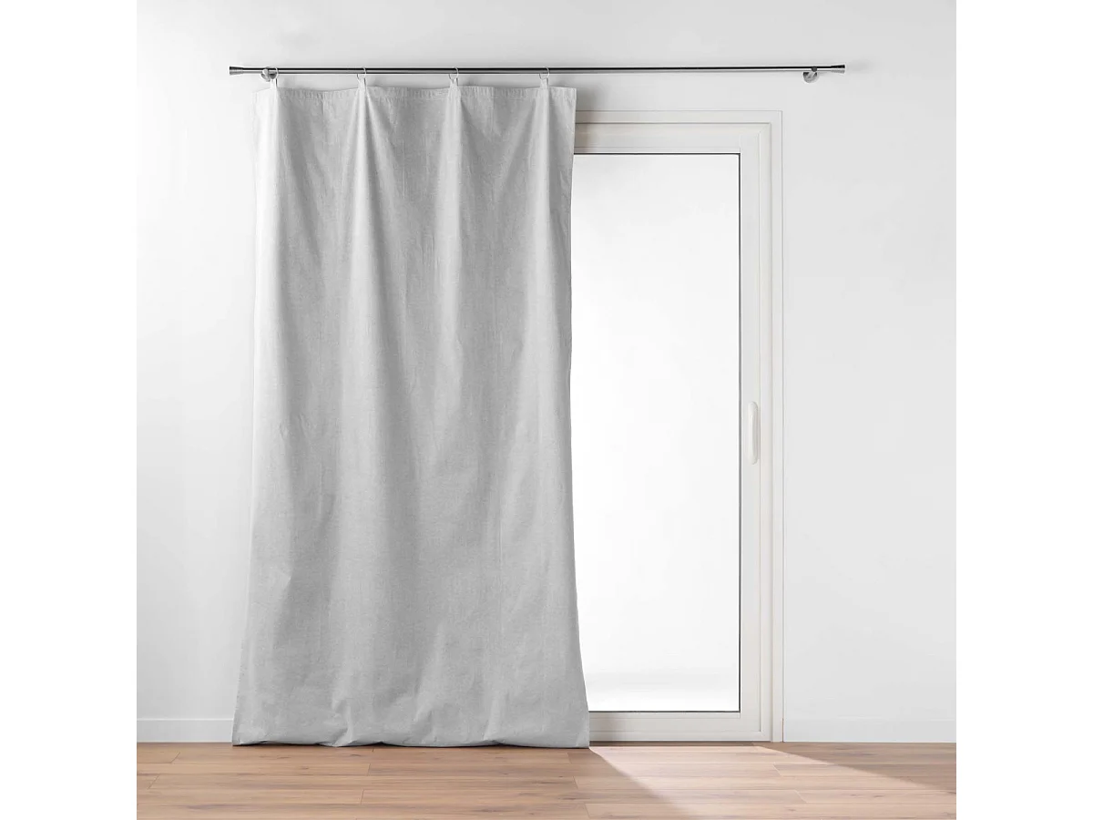 Rideau Occultant Thermique "Cover" 130x230cm Argent