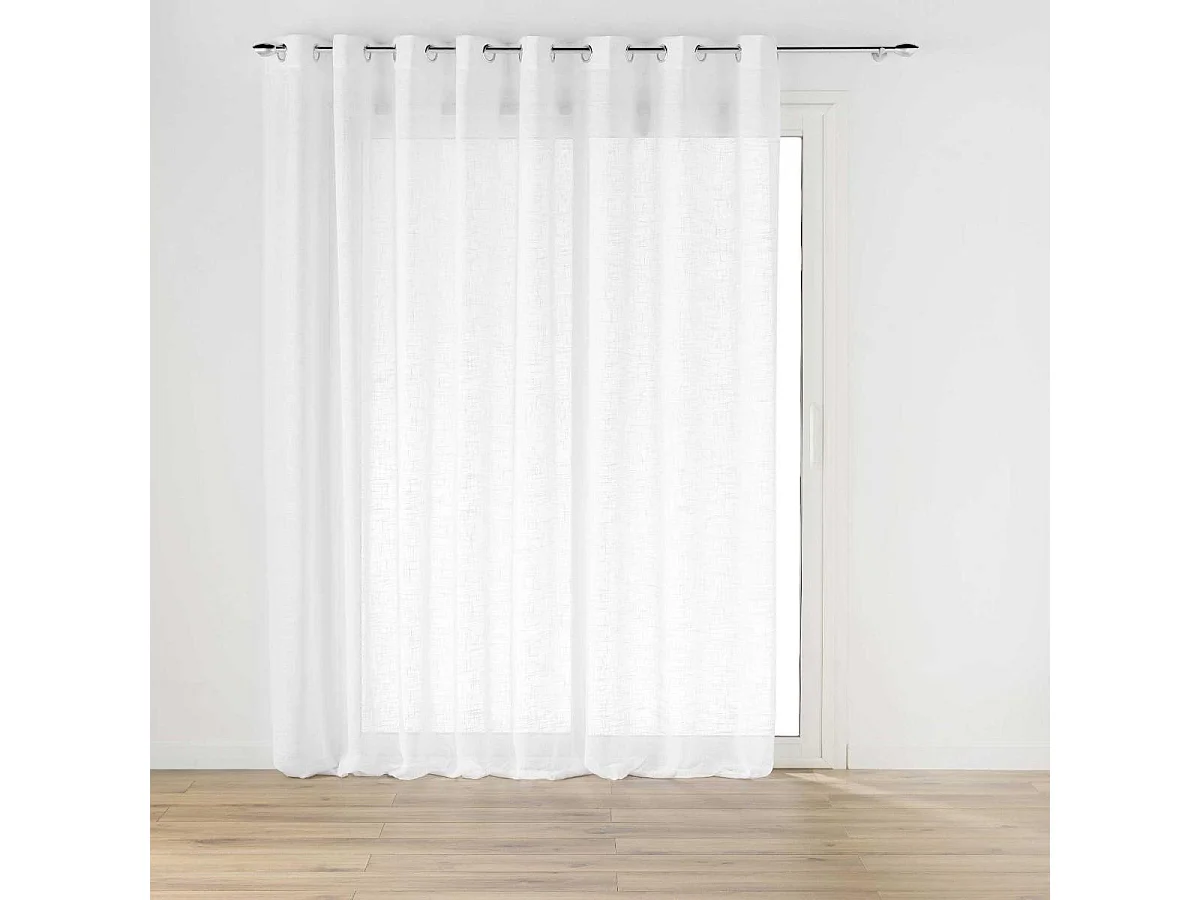 Rideau Voilage "Haltona" 300x240cm Blanc