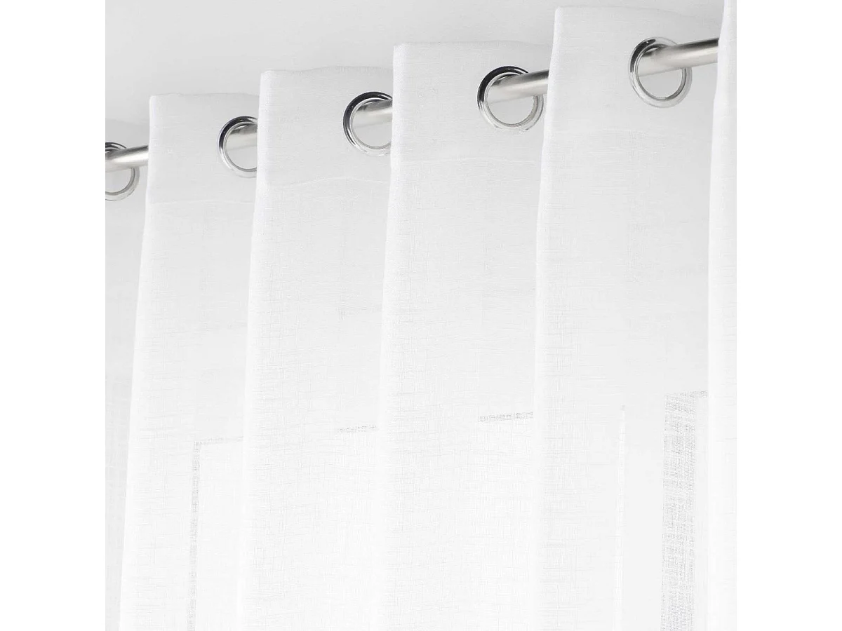 Rideau Voilage "Haltona" 300x240cm Blanc