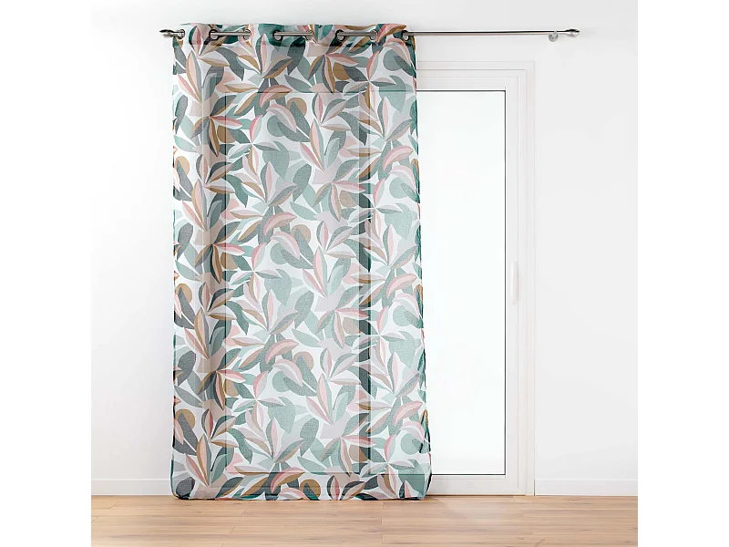 Rideau Voilage à Œillets "Lavinia" 140x240cm Multicolore