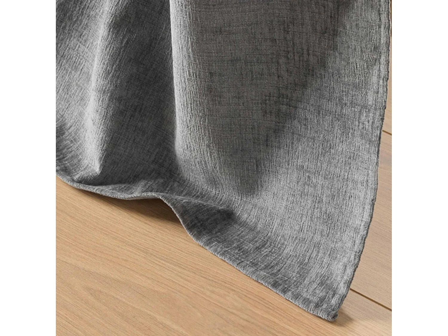 Rideau à Œillets en Velours "Verra" 140x260cm Anthracite