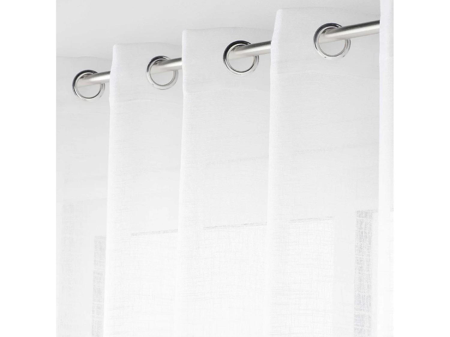 Rideau Voilage "Haltona" 240x240cm Blanc