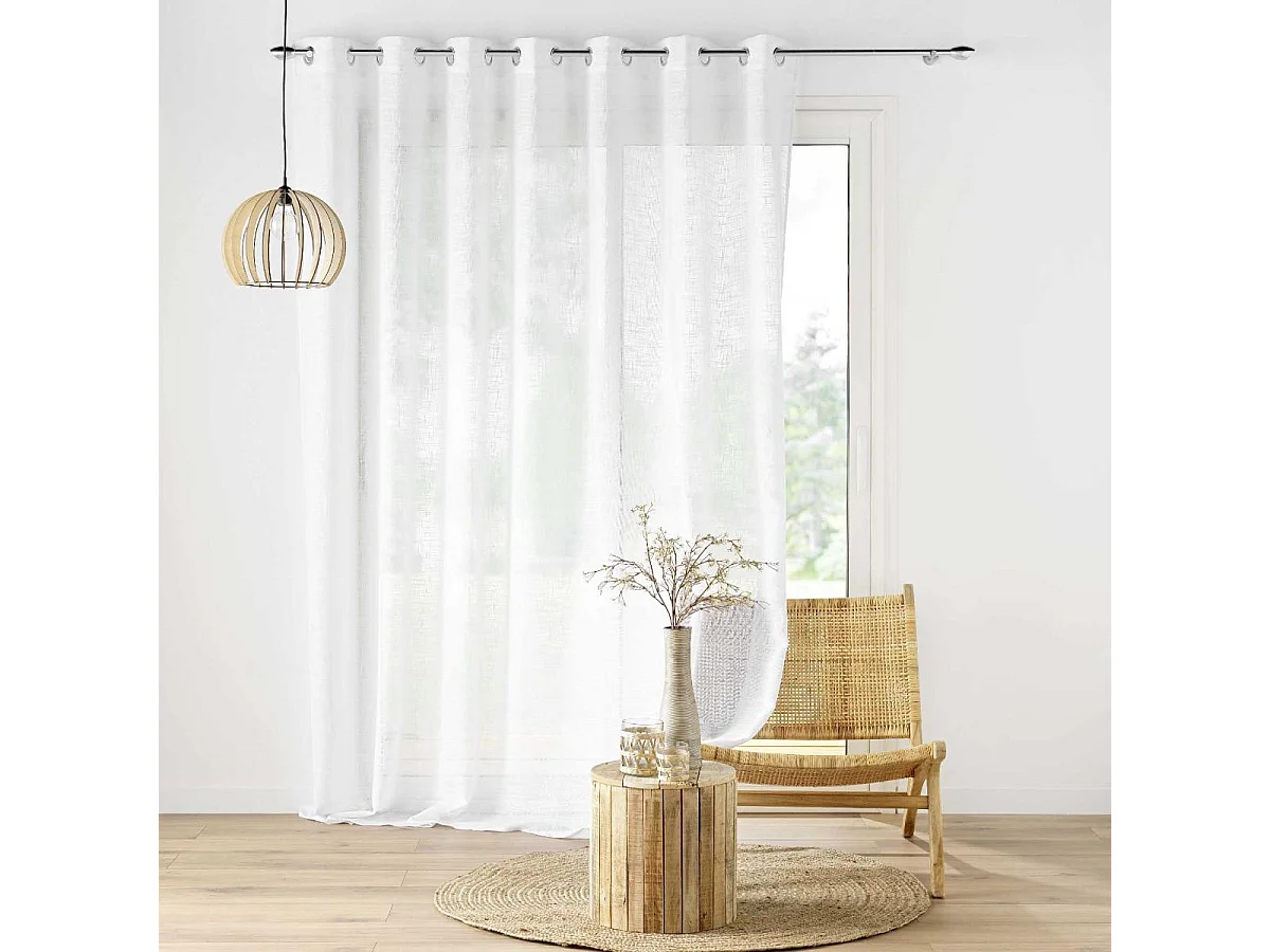 Rideau Voilage "Haltona" 240x240cm Blanc