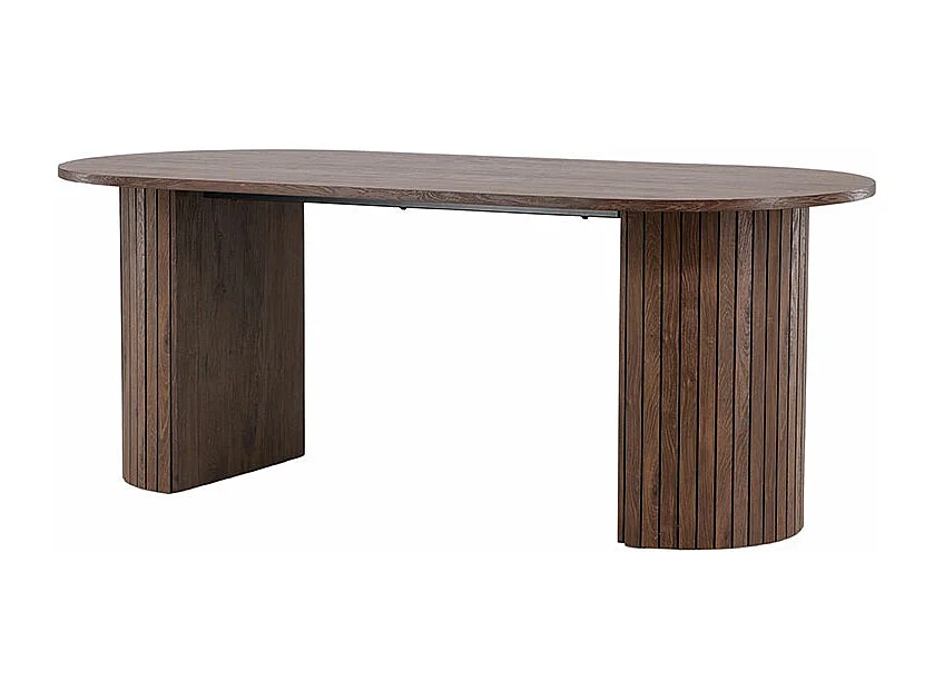 Table à Manger Design "Härön" 200cm Marron