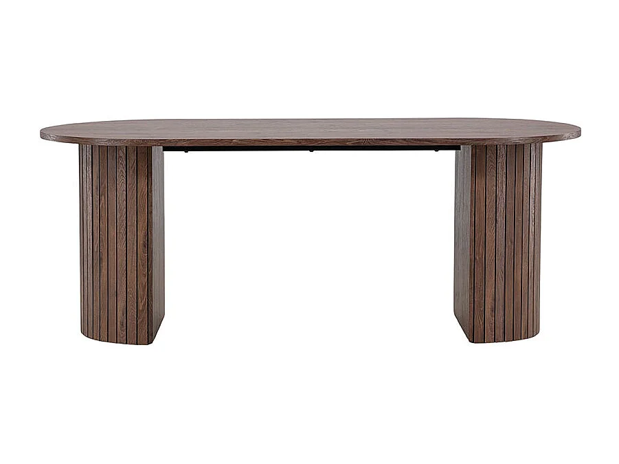 Table à Manger Design "Härön" 200cm Marron