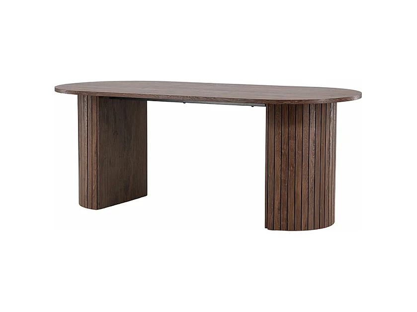 Table à Manger Design "Härön" 200cm Marron