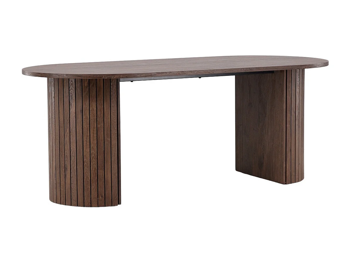 Table à Manger Design "Haron" 200cm Marron