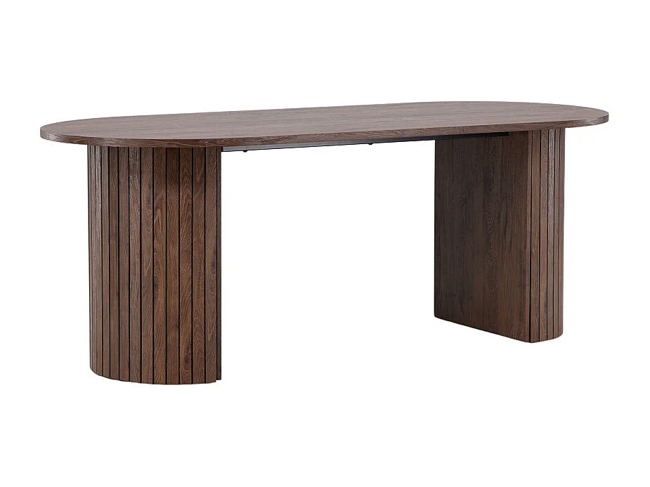 Table à Manger Design "Haron" 200cm Marron