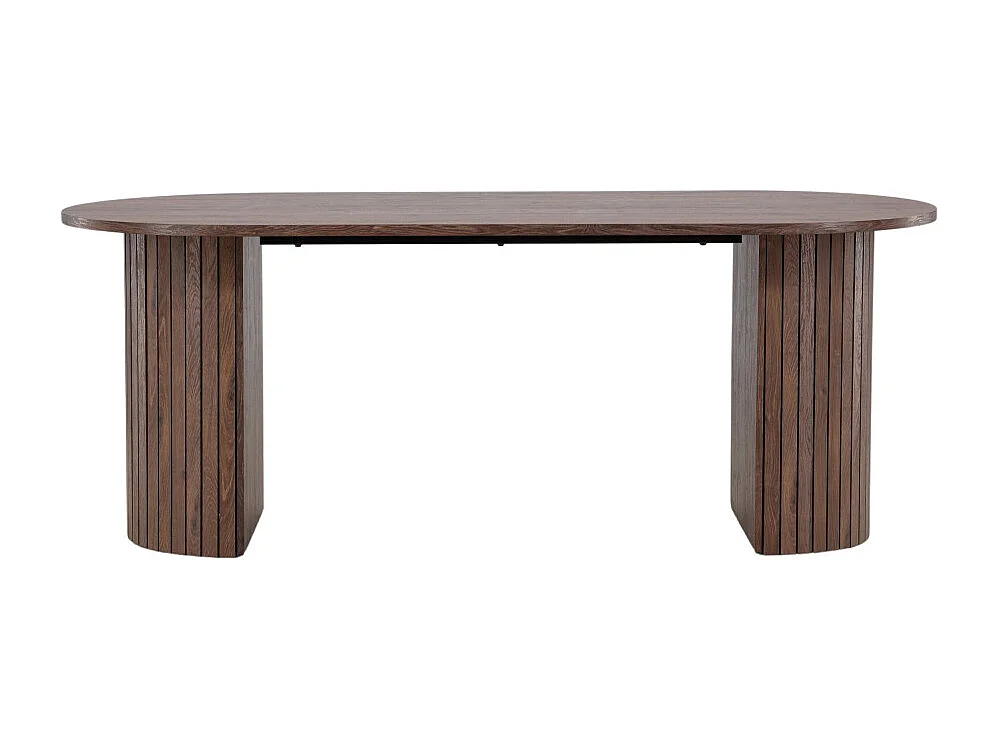 Table à Manger Design "Haron" 200cm Marron