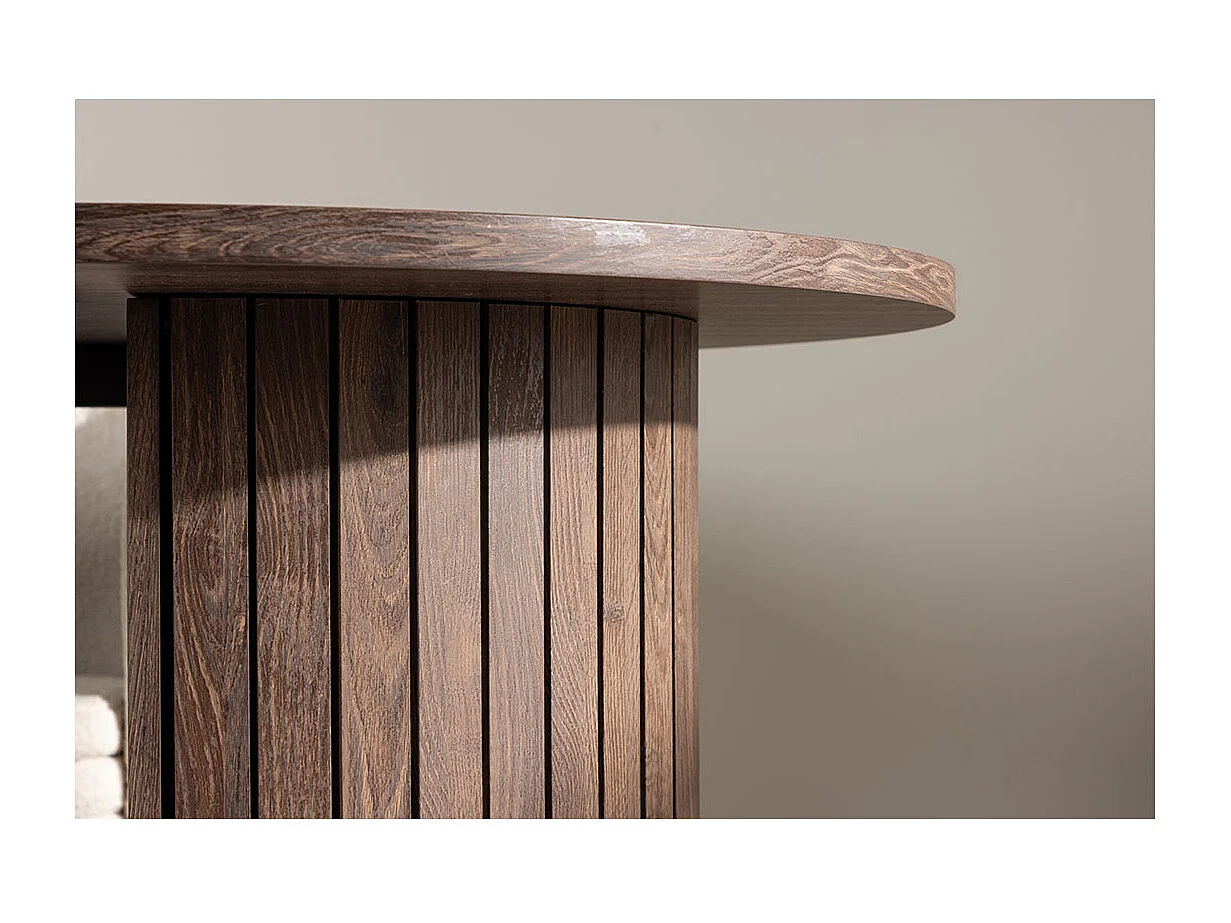 Table à Manger Design "Haron" 200cm Marron