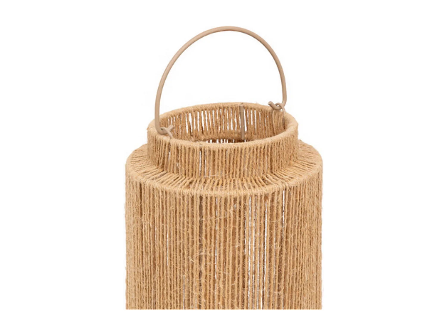 Lanterne Déco "Floral" 30cm Naturel