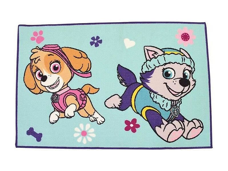 Tapete Pat'Patrouille Stella e Everest para Criança 80x120 cm