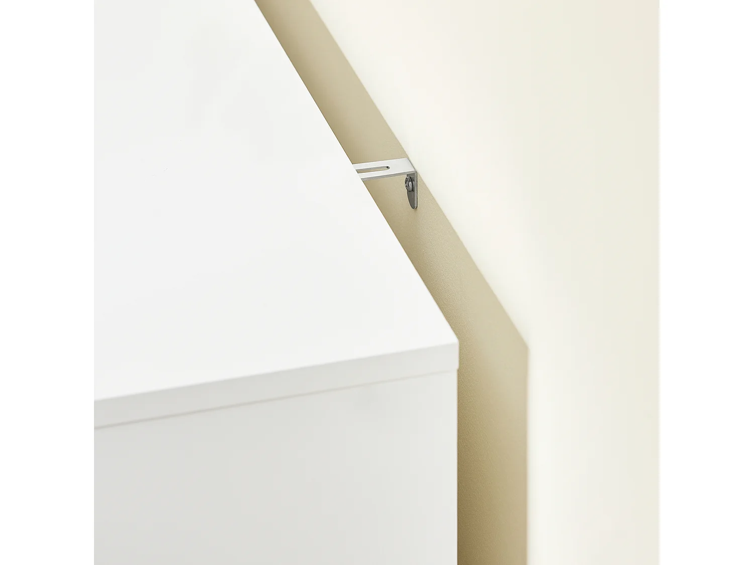 SoBuy Meuble à Chaussures avec 3 Abattants et 1 Porte, Armoire à Chaussures, Commode d'Entrée, Rangement pour Chaussures, FSR189-WN