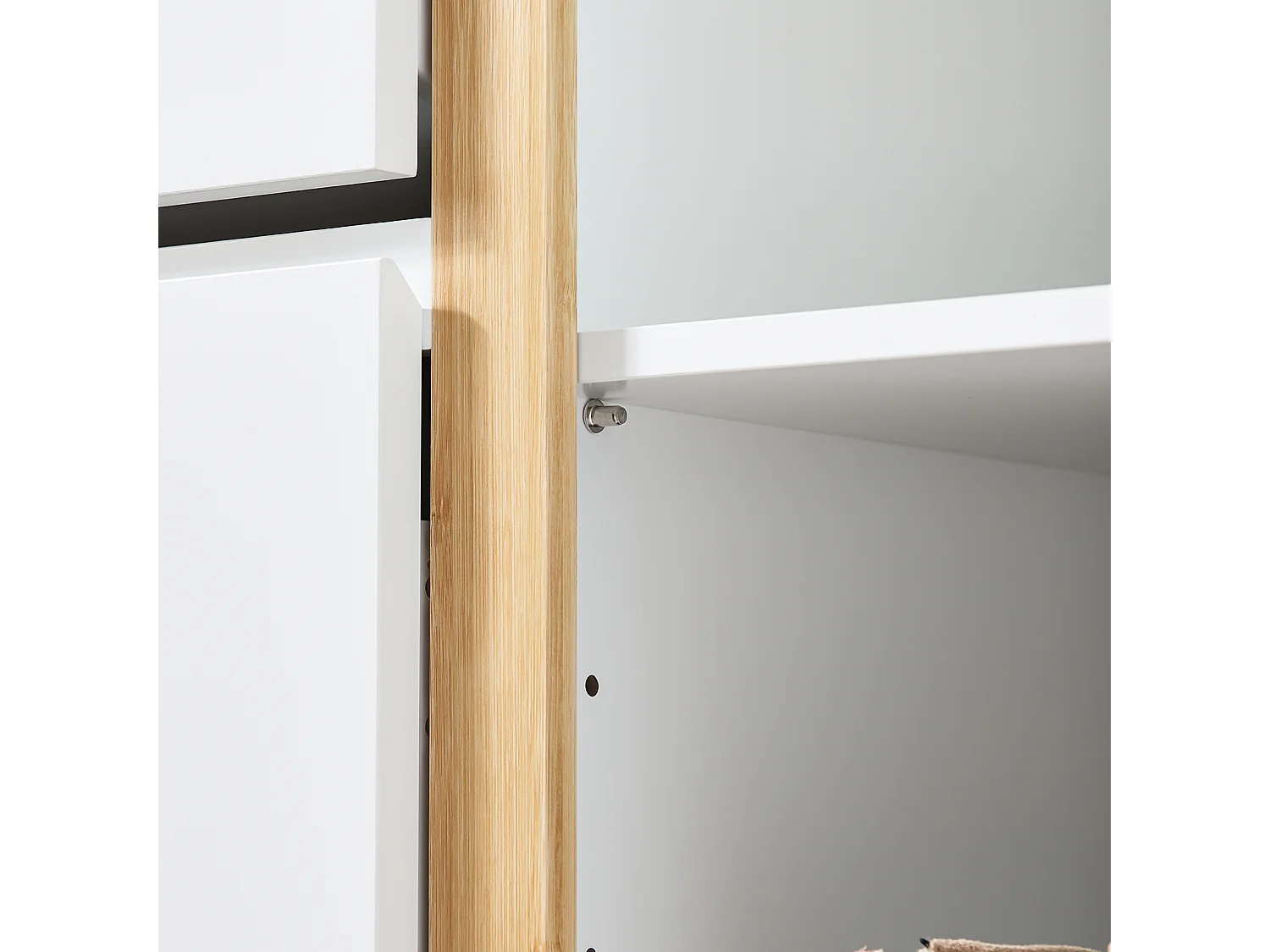 SoBuy Meuble à Chaussures avec 3 Abattants et 1 Porte, Armoire à Chaussures, Commode d'Entrée, Rangement pour Chaussures, FSR189-WN