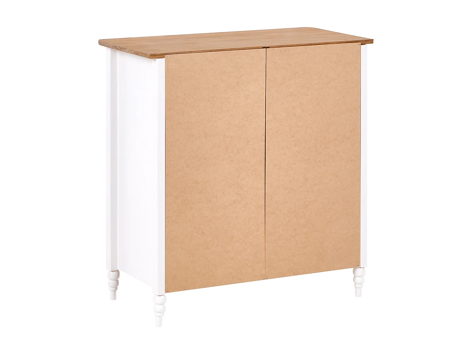 Commode à 5 tiroirs SHILLINGTON Bois de pin Blanc