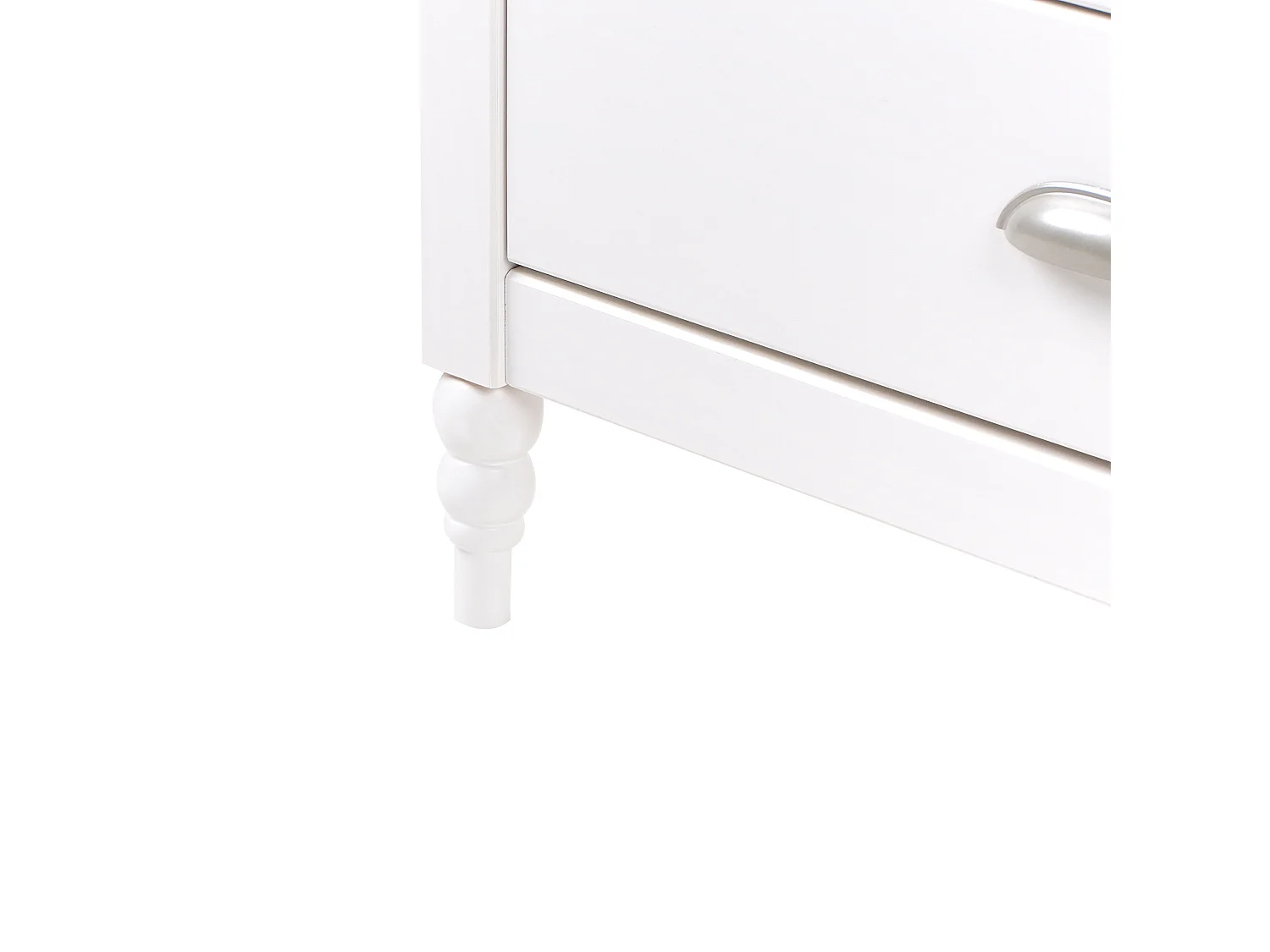 Commode à 5 tiroirs SHILLINGTON Bois de pin Blanc