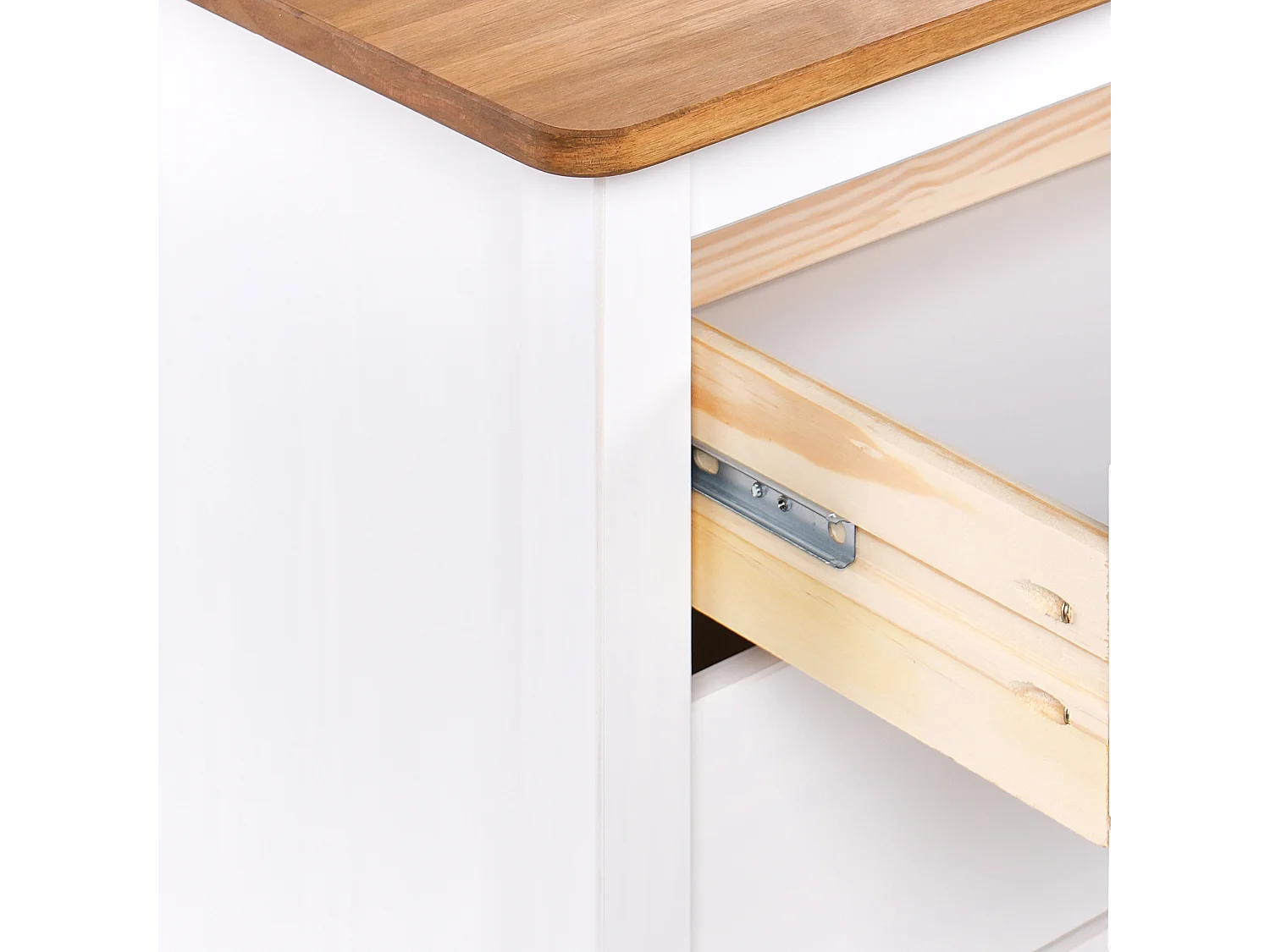 Cassettiera 5 cassetti SHILLINGTON Legno di pino Bianco