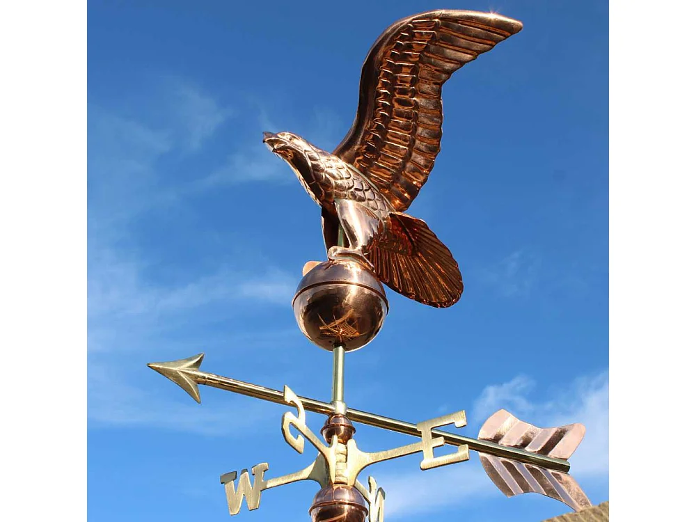 Girouette en cuivre Aigle