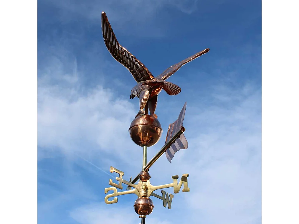 Girouette en cuivre Aigle