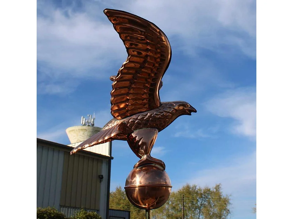 Girouette en cuivre Aigle