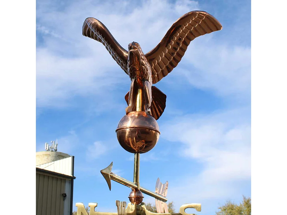 Girouette en cuivre Aigle