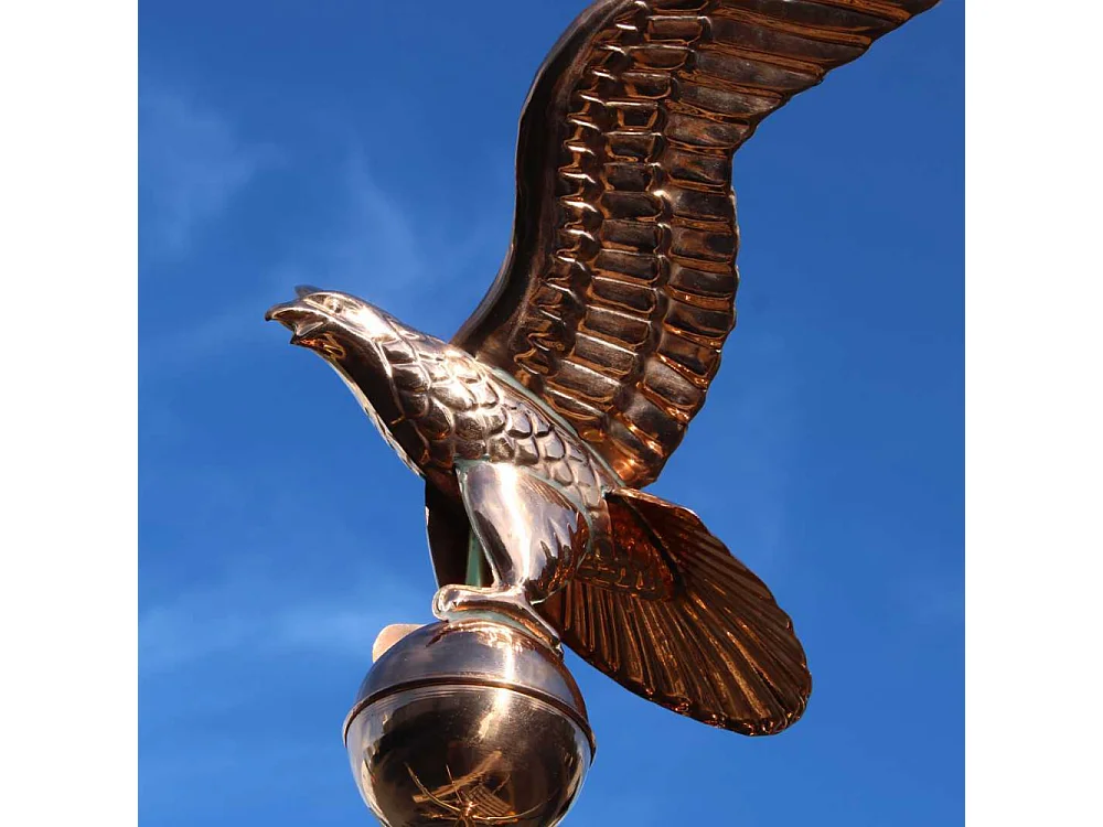 Girouette en cuivre Aigle