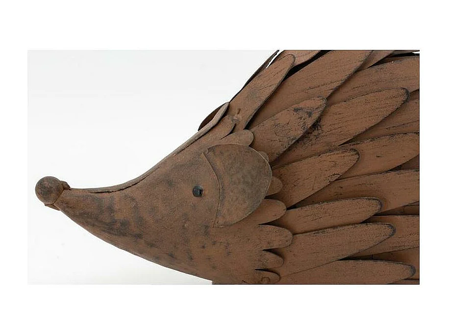 Statue décorative en métal vieilli Hérisson